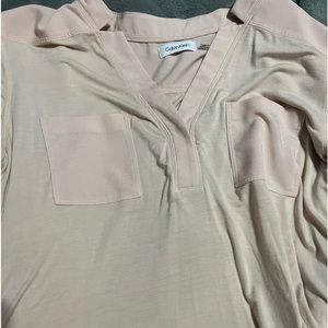 Pink Calvin Klein blouse